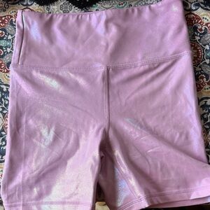 Shimmering Pink Women's Wodbottom Athletic Shorts